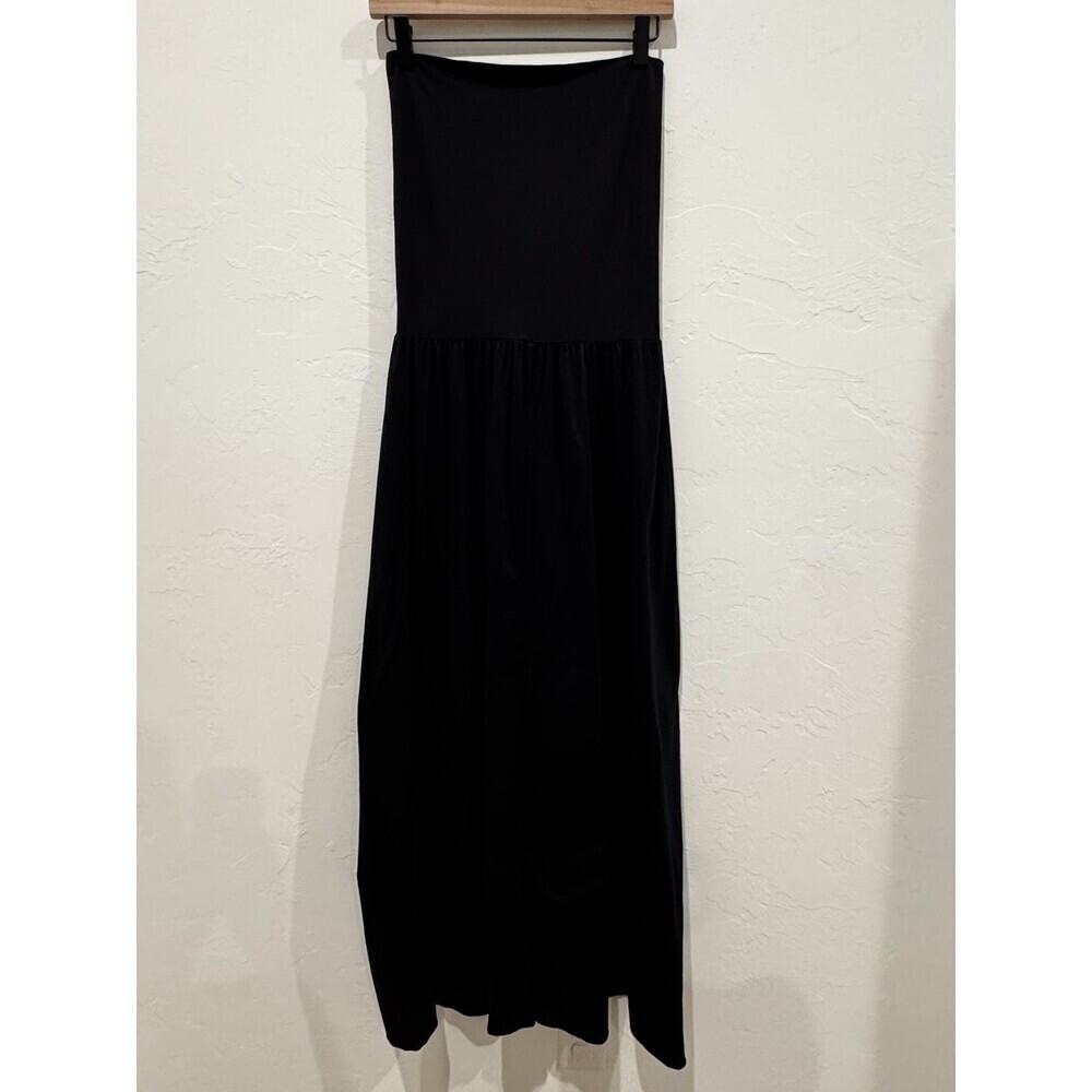 Eres Black Dress Stretchy Long Sleeveless Size M/L